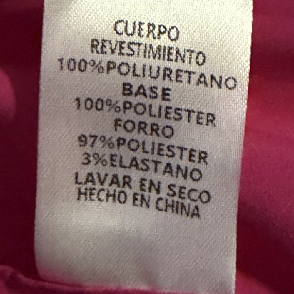 Glossy Pink Puffer Vest Womens Size S Quilted Shiny‎ Zip Up Bratz Y2k Gorpcore - Picture 8 of 10